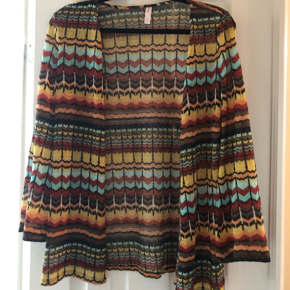 Knit L/S lightweight cardigan